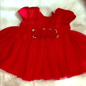 Red formal dress
